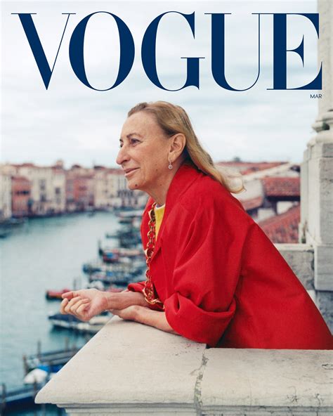 vogue italia prada cover|miuccia prada outfits.